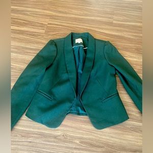 Emerald green blazer